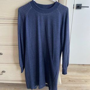 Madewell Bubble Sleeve Sweatshirt Dress Size